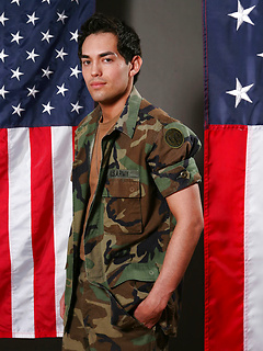 Latino hottie Stewart posing naked by Playgirl by Playgirl image #10