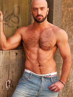 Hottest bald muscle hunk from Rome (Italy) - Bruno Boni by LucasKazan by LucasKazan image #1