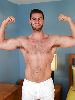 Muscular & Tall Tom Gets his 1st Manhandling by English Lads by English Lads image #6
