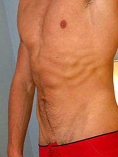 Straight Welsh Lad Dean Can't Wait to Show Off His Ab Slapping Erection!