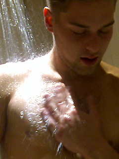 Cheeky Straight Blond Lad Ricky Shows Off His Body & Massive 9 Inch Cock!