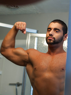 Angelo Antonio is the beefcake gym stud of your dreams by Randy Blue by Randy Blue image #5