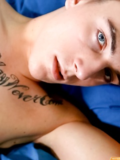 Lance strokes dick by Next Door Twink by Next Door Twink image #4