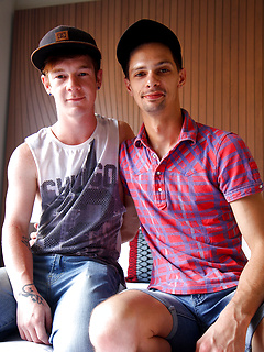 Aussie Boy Cody James' first action scene with Ryan by Bentley Race by Bentley Race image #3