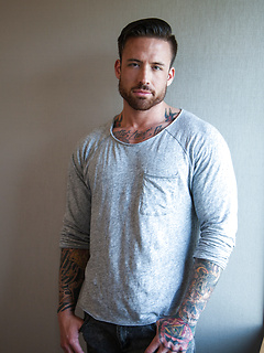 Jordan Levine sticks his raw cock inside newcomer, Brett Beckham by Randy Blue by Randy Blue image #2