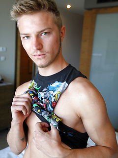 Aussie boy Sarpa Van Rider's first porn shoot by Bentley Race by Bentley Race image #4