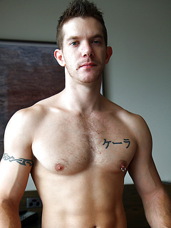 Hunky mate Skippy Baxter strips out of his footy gear by Bentley Race by Bentley Race image #12