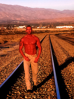 Desert Train Remastered in HD. Starring Adriano Marquez, Brian Hansen, Eduardo, Jackson Phillips, Marcello Reeves, Michael D'Amours, Rich Ryan, and Xavier De Paula. by TitanMen by TitanMen image #1