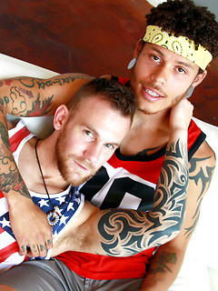 Tattooed Muscle Top. Damien Michaels & Jay Fine. by Damn! That by Damn! That image #2
