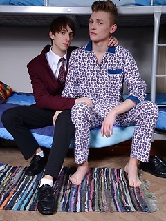 Uniforms: Horny Teen Enjoys A Furtive Bedroom Wank &ndash; But His Mate Enjoys Fucking Him Raw Even More! by Staxus by Staxus image #7