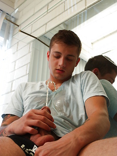 Chris Porter Drinks His Own Piss by Boys Pissing by Boys Pissing image #7