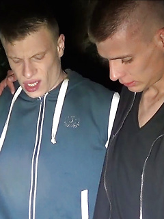 Alleyway Fuck For Horny, Drunk Buds by French Lads by French Lads image #15