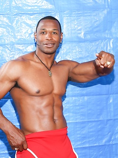 Akira Jyn shows his muscled cock by Next Door Ebony by Next Door Ebony image #1