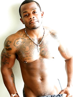 Mustang strokes his big black muscled dick by Next Door Ebony by Next Door Ebony image #3
