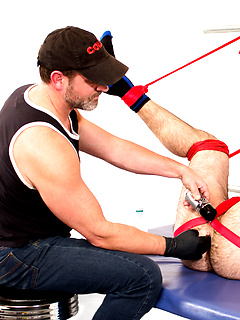Mr. Kristofer fists Dolan Wolf by Bound Jocks by Bound Jocks image #8