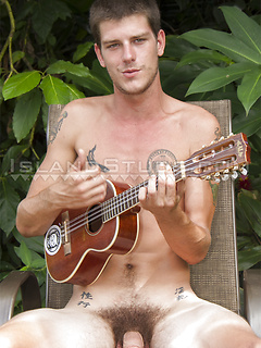 Killer Cock Kurt: Massive 9" Twink Pees, Plays Ukulele Naked and Explodes in Solid Streams of Hawaiian Milk! by Island Studs by Island Studs image #3