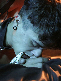 Masked old dominant backdoor fucks a bound twink by Bound Area by Bound Area image #9