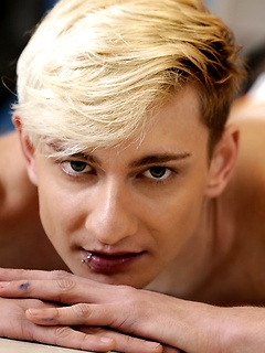 Monster Cocks: Hot, Horny Blond Twink Gets Spit-Roasted &amp; Creamed By His Big Dicked Workmates! by Staxus by Staxus image #2
