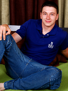 Uncut college twink busts a nut. by College Dudes by College Dudes image #1