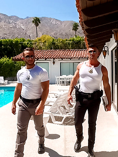 Parole: Officers Bruce Beckham & Eddy Ceetee take frisking to a whole new level! by TitanMen by TitanMen image #14