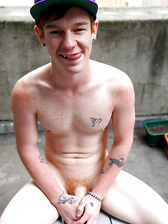 Naked on an inner city balcony - Cody James by Bentley Race by Bentley Race image #16