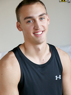 Fit College Jock Ben Wilson JERKS His COCK by Gayhoopla by Gayhoopla image #1