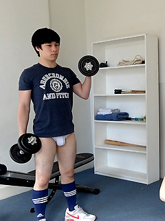 Jacking off my cute mate Ryan Kai by Bentley Race by Bentley Race image #19
