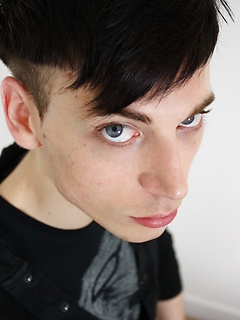 Macaulay Moore Jerks his cock untill it explodes allover him cute emo self by HomoEmo by HomoEmo image #3