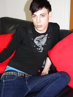 Macaulay Moore Jerks his cock untill it explodes allover him cute emo self by HomoEmo by HomoEmo image #4