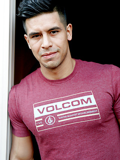 Buff Bodybuilder Mario Cortez Jerks His Uncut COCK by Gayhoopla by Gayhoopla image #3