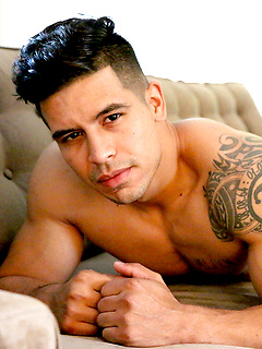Buff Bodybuilder Mario Cortez Jerks His Uncut COCK by Gayhoopla by Gayhoopla image #6