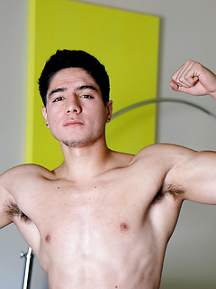 Fit Jock Lucas Garza JERKS His Uncut COCK by Gayhoopla by Gayhoopla image #3