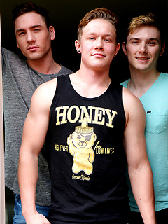 Threesome FUCK: Forrest Marks, Jason Keys, and Neal Peterson by Gayhoopla by Gayhoopla image #1