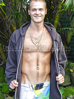 Furry Surfer Nickolas is Back! Opens Hole, Pees, Drips Jizz, and Busts a Big Load in Hawaii! by Island Studs by Island Studs image #15