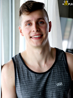 Fit Preppy Boy Next Door Adrian Monroe JERKS OFF by Gayhoopla by Gayhoopla image #2