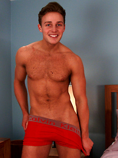 Straight Young Lad Leo Shows Off His Hairy Body and Hard Uncut Cock! by English Lads by English Lads image #2