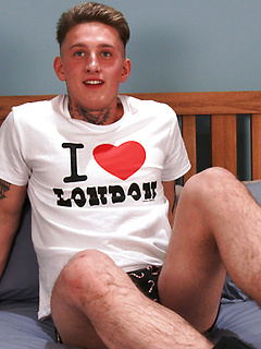 Straight Young Pup Lachlan Shows Off His Fit Body and Hard Uncut Cock! by English Lads by English Lads image #2
