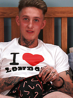 Straight Young Pup Lachlan Shows Off His Fit Body and Hard Uncut Cock! by English Lads by English Lads image #3