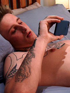 Straight Young Pup Lachlan Shows Off His Fit Body and Hard Uncut Cock!