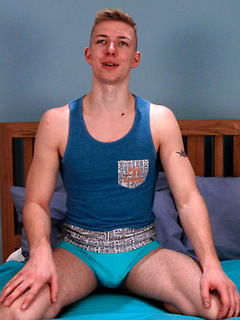 Tall Straight Lad Christian Strips Off and Reveals his Massive Uncut Cock! by English Lads by English Lads image #5