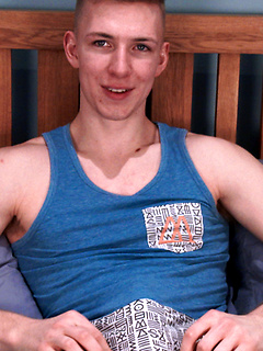Tall Straight Lad Christian Strips Off and Reveals his Massive Uncut Cock! by English Lads by English Lads image #7