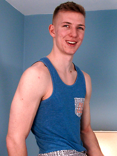 Tall Straight Lad Christian Strips Off and Reveals his Massive Uncut Cock! by English Lads by English Lads image #8
