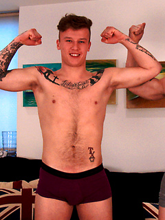 Straight Lad Ellis gets his First Man Blow Job & Sucks his 1st Cock! by English Lads by English Lads image #3