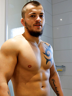 Take a long hot shower with my straight mate David Ivan by Bentley Race by Bentley Race image #16